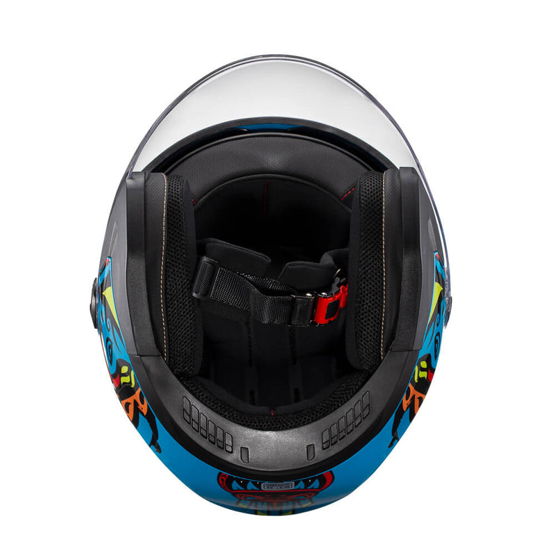 Capacete Texx Ugello - Hunger Azul 58