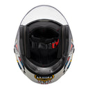 Capacete Texx Ugello Hunger Cinza E Vermelho 62