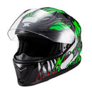Capacete Texx Hawk - Alien Verde Preto 58