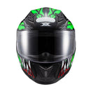 Capacete Texx Hawk - Alien Verde Preto 62