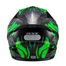 Capacete Texx Hawk - Alien Verde Preto 62