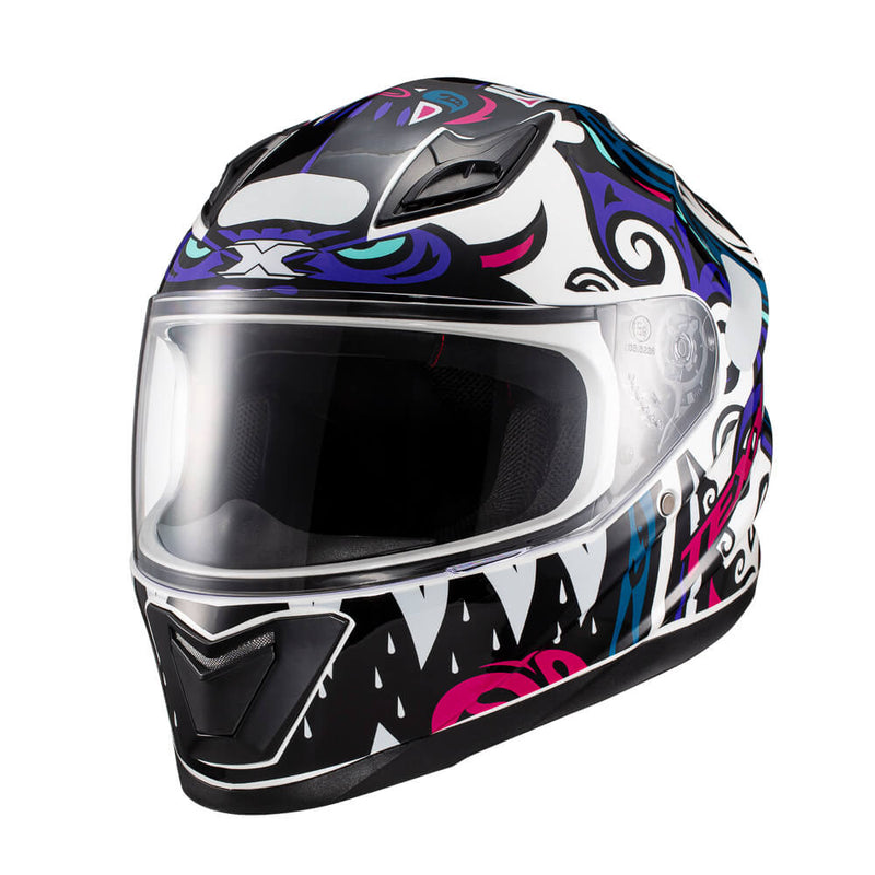 Capacete Texx Hawk - Hunger Rosa E Cinza 60