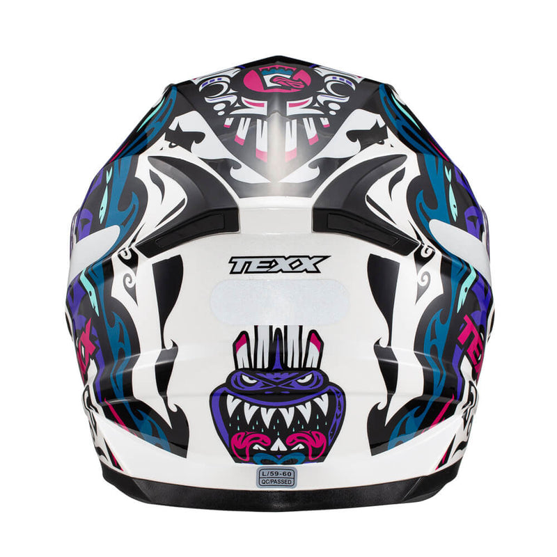 Capacete Texx Hawk - Hunger Rosa E Cinza 60