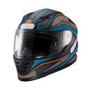 Capacete Texx Wing - Broker Azul E Laranja 60