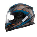 Capacete Texx Wing - Broker Azul E Laranja 62