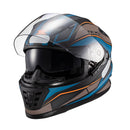 Capacete Texx Wing - Broker Azul E Laranja 62