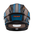 Capacete Texx Wing - Broker Azul E Laranja 62