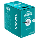 Cabo Multicameras 4 Pares Trancados 24awg Cca 0,49mm P/ Cftv 300 Metros Preto