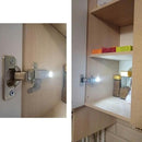 2 Dobradiças De Led Para Armarios 3w Bf