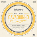 Encordoamento Para Cavaquinho Ej93 Stainless Steel Wound .011 .013 .023 .028