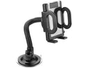 SUPORTE UNIVERSAL GPS ATÉ ""5"" VERSATIL HASTE FLEXÍVEL  AC168 PRETO
