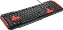 Teclado Gamer Red Keys Usb Multimídia Tc160