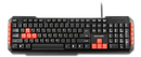 Teclado Gamer Red Keys Usb Multimídia Tc160