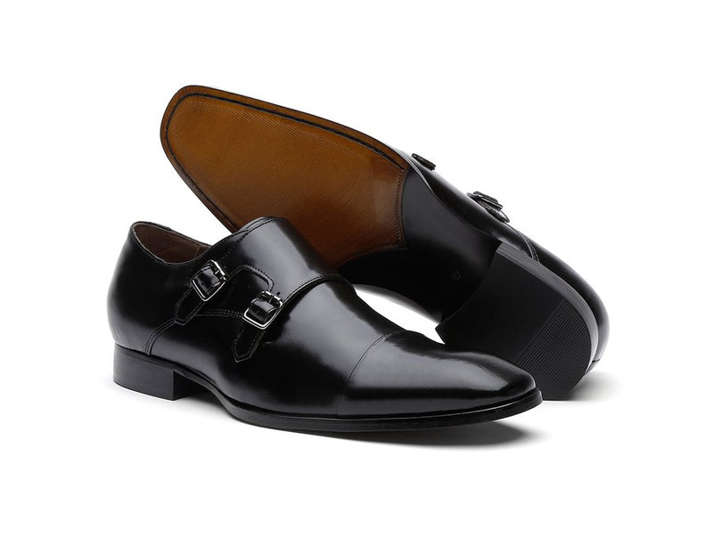 Sapato Social Oxford Roma Cromo Argentino Preto 19035