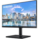 Monitor Samsung 24" Full Hd 75hz Ips Ajuste De Altura Rotação Inclinação Hdmi Dp Usb Freesync - Lf24t450fqlmzd