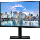 Monitor Samsung 24" Full Hd 75hz Ips Ajuste De Altura Rotação Inclinação Hdmi Dp Usb Freesync - Lf24t450fqlmzd