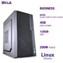 Computador B500 Quad Core I5 3470 3.20ghz Memória 4gb Ddr3 Ssd 128gb Fonte 200w Atx Linux Ubuntu