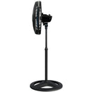 Ventilador De Coluna 50cm Turbo 6 Pás Oscilante Premium Azul 127v