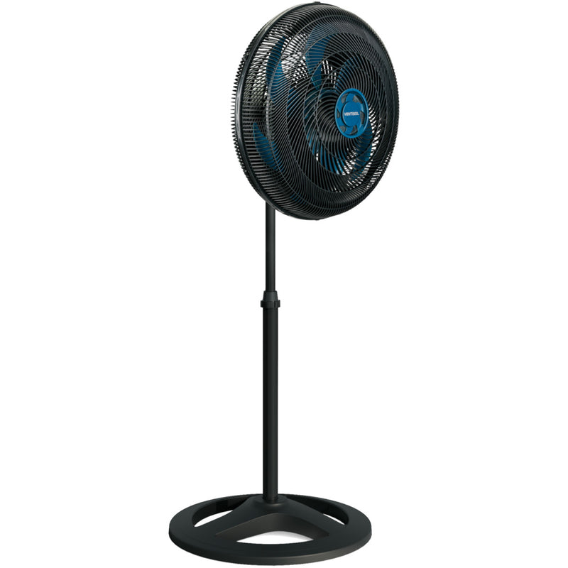 Ventilador De Coluna 50cm Turbo 6 Pás Oscilante Premium Azul 220v