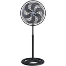 Ventilador De Coluna 50cm Turbo 6 Pás Oscilante Premium Preto 220v