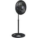 Ventilador De Coluna 50cm Turbo 6 Pás Oscilante Premium Preto 220v
