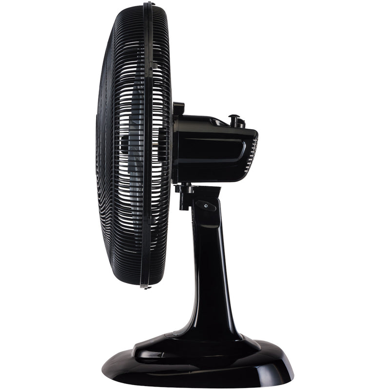 Ventilador De Mesa 50cm Turbo 6 Pas Oscilante Premium Preto 220v