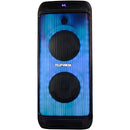 Caixa De Som Ativa Ultrabox-6 - 600w Rms Woofers 2x6.5" E Driver 1.5" Iluminação Gamma Fx - Efeitos De Dj - Tfultrabox6