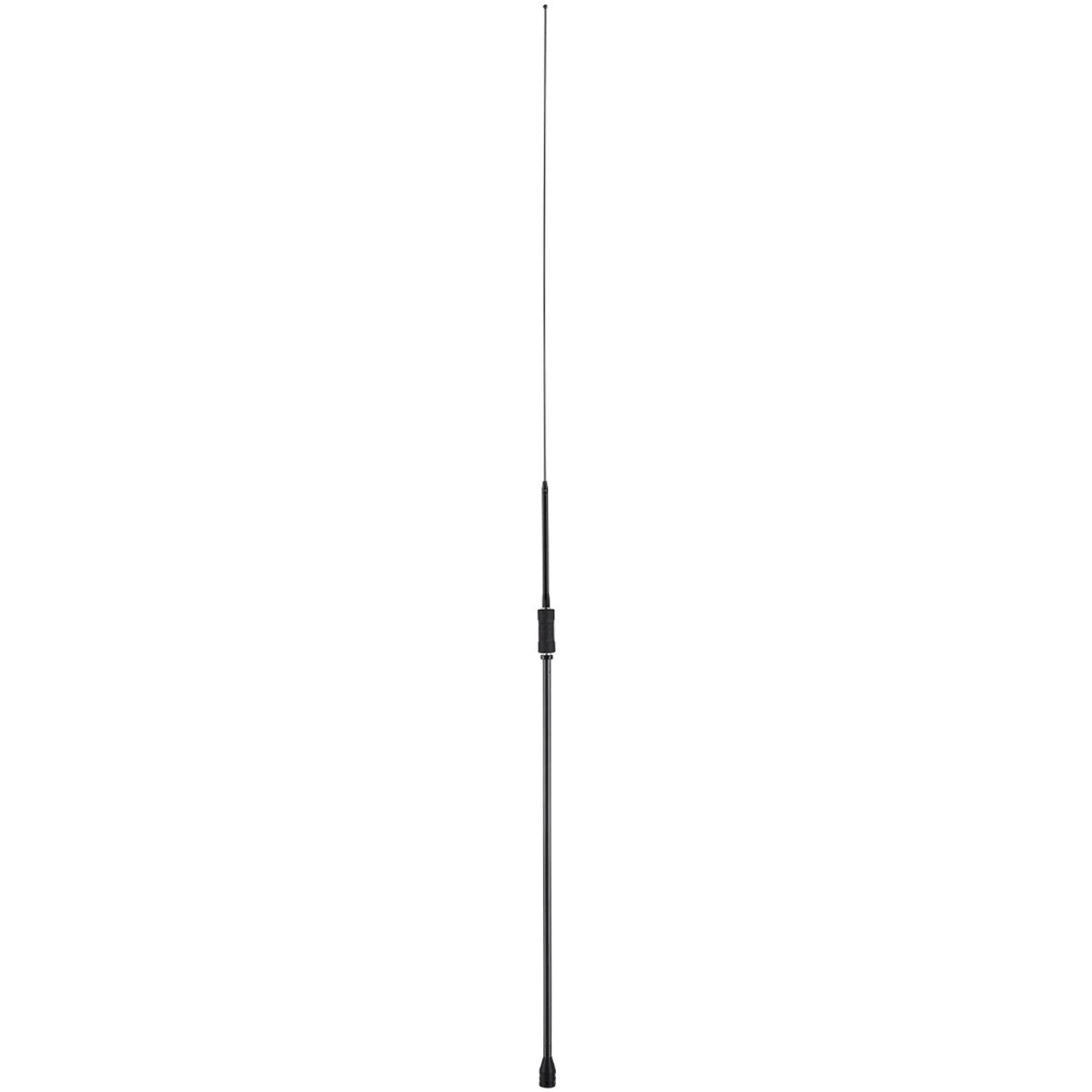 Antena Viúva Negra Para Rádio Px Móvel Base Prolongada Com Bobina Central Preta B-2007p