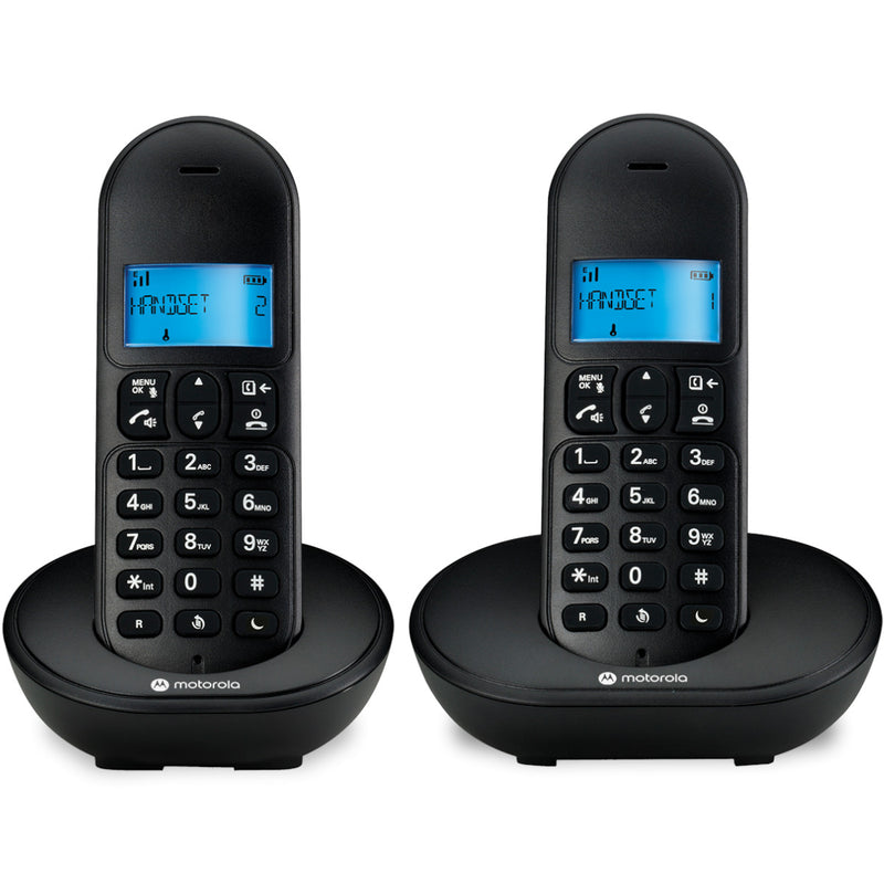 Telefone Sem Fio Com Identificador De Chamadas E Viva Voz Mt150-2 Preto - 2 Aparelhos