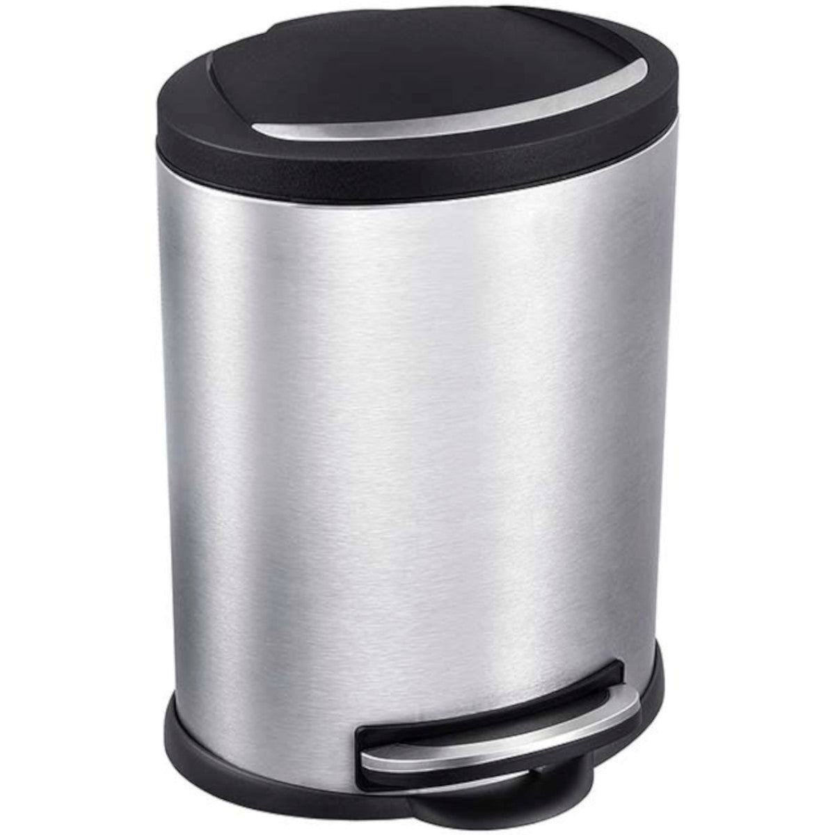 Lixeira Inox 5 Litros ônix 008230