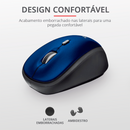Mouse Trust Yvi Wireless Azul 19663i