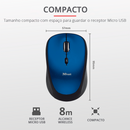 Mouse Trust Yvi Wireless Azul 19663i