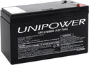 BATERIA 12V 7,0 AH(UP1270SEG)F187, DESTINADA AO MERCADO DE SEGURANÇA