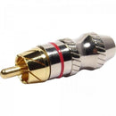 Plug RCA Metal com Anel Vermelho PGRC0025 STORM - PCT / 10