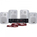 Kit Som Ambiente 400W Musical AMBIENCE 4000 Branco Hayonik