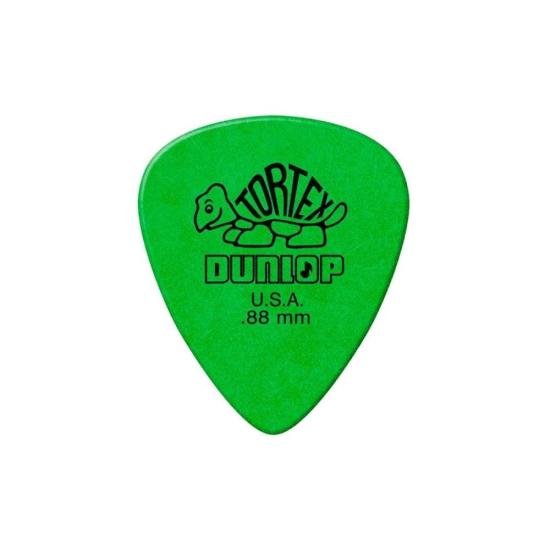 Palheta TORTEX STANDARD 418R 0.88 Verde DUNLOP - PCT / 72