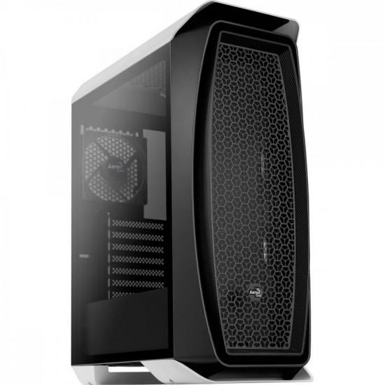 Gabinete Gamer Aerocool Aero One Branco Lateral Vidro