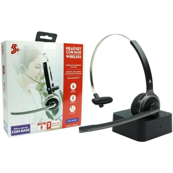 Headset Sem Fio Bluetooth HS-202 5+