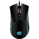 Mouse Gamer HP M220 USB 4800dpi RGB Preto