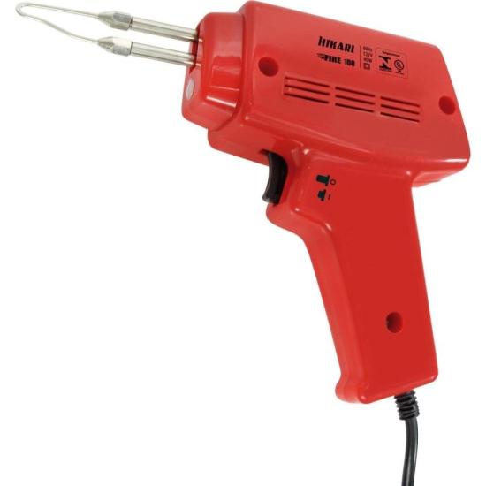 Pistola de Solda 45W 127V FIRE 100 Vermelha HIKARI