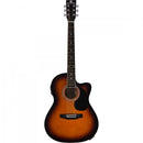 Violão Harmonics GE-21 Eletroacústico Aço Sunburst