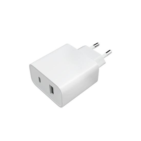 Carregador Ultra Rápido 33W 2 Saídas USB Branco XIAOMI