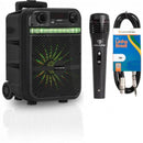 Combo Caixa Portátil GO!POWER 100 + Microfone MDH-102 + Cabo HAYONIK
