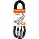 Cabo para Microfone Hayonik Player XLR(F) X XLR(M) 10m Preto