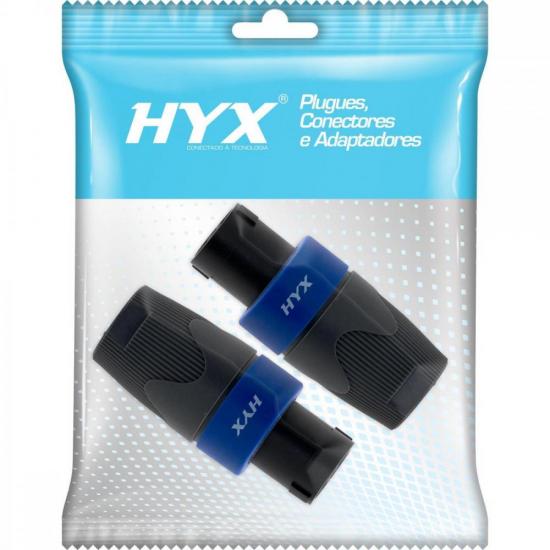 Conector Speakon Macho 4 Pólos HP005 HYX - PCT / 2