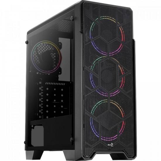 Gabinete Gamer Mid Tower ORE SATURN FRGB AEROCOOL