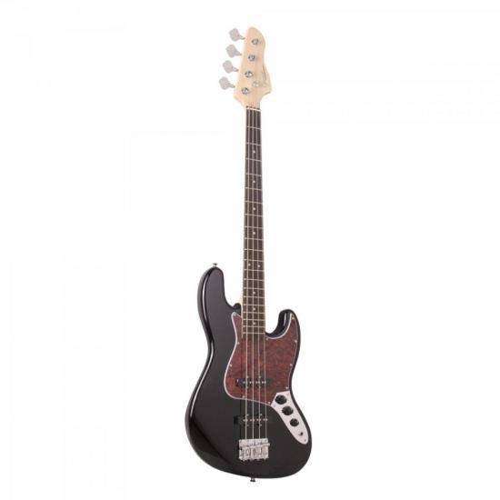 Contrabaixo GIANNINI Elétrico JAZZ BASS 4 Cordas GB 100 Preto/ Turtle