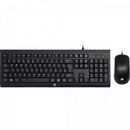Teclado e mouse USB Gamer KM100 Preto HP