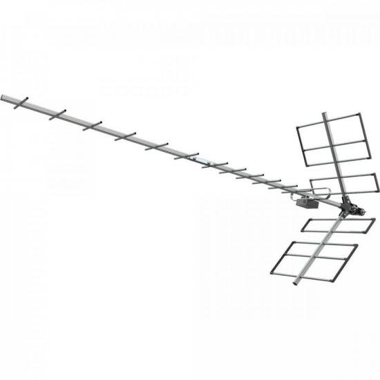 Antena Digital UHF YAGI 18 PROHD1118 PROELETRONIC