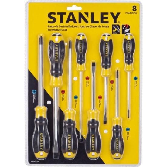 Jogo de Chaves Emborrachadas Com 8 Peças Stanley